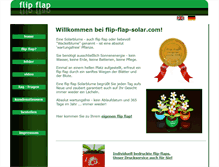 Tablet Screenshot of flip-flap-solar.com